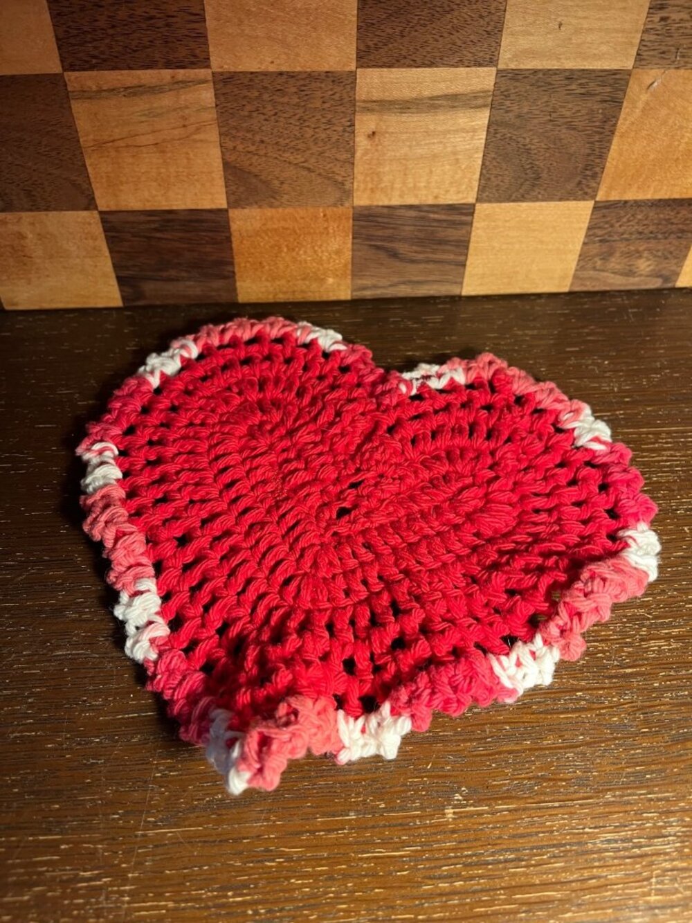 Handmade Crocheted Red Heart A1159